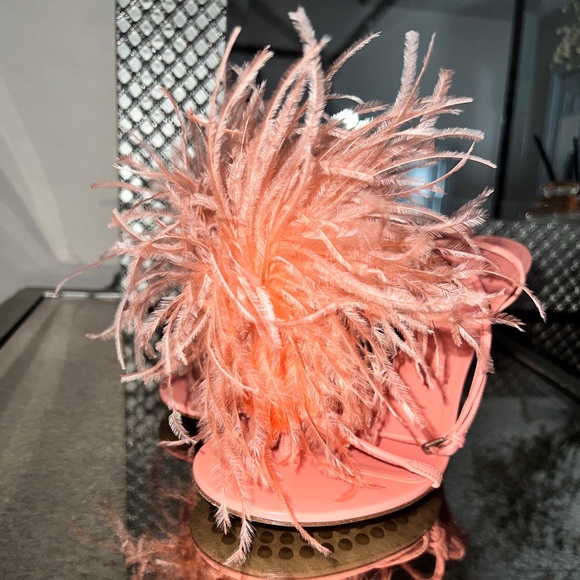 Bottega Veneta Feather Dot Sandals in flamingo - Picture 3 of 8